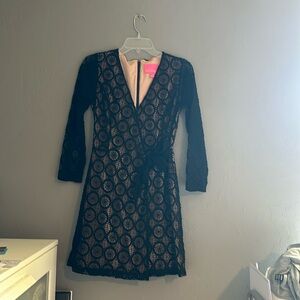 Lilly Pulitzer lace wrap dress